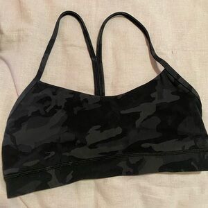 Flow Y bra back/grey camo size 8